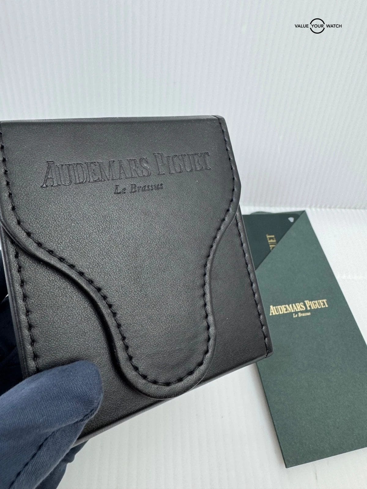 2023 PAPERS 18k Rose Gold Blue Dial 41mm Leather Strap Royal Oak Selfwinding - Image 3