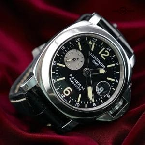 Panerai Luminor GMT PAM00088 – 44mm – Black Dial, Full Set & Card, Extra strap