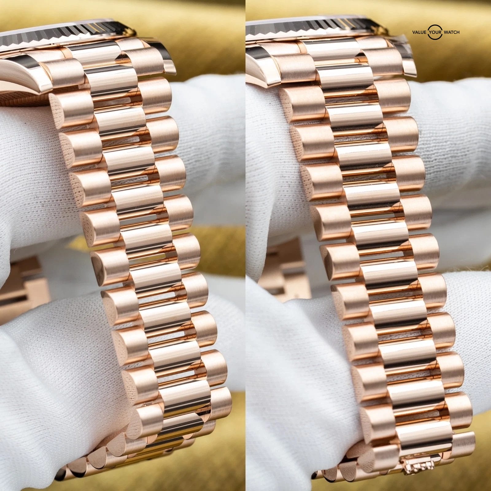 BRAND NEW 2025 Rolex Day-Date 40 Rose Gold Smoked Ombré Roman President 228235 - Image 8