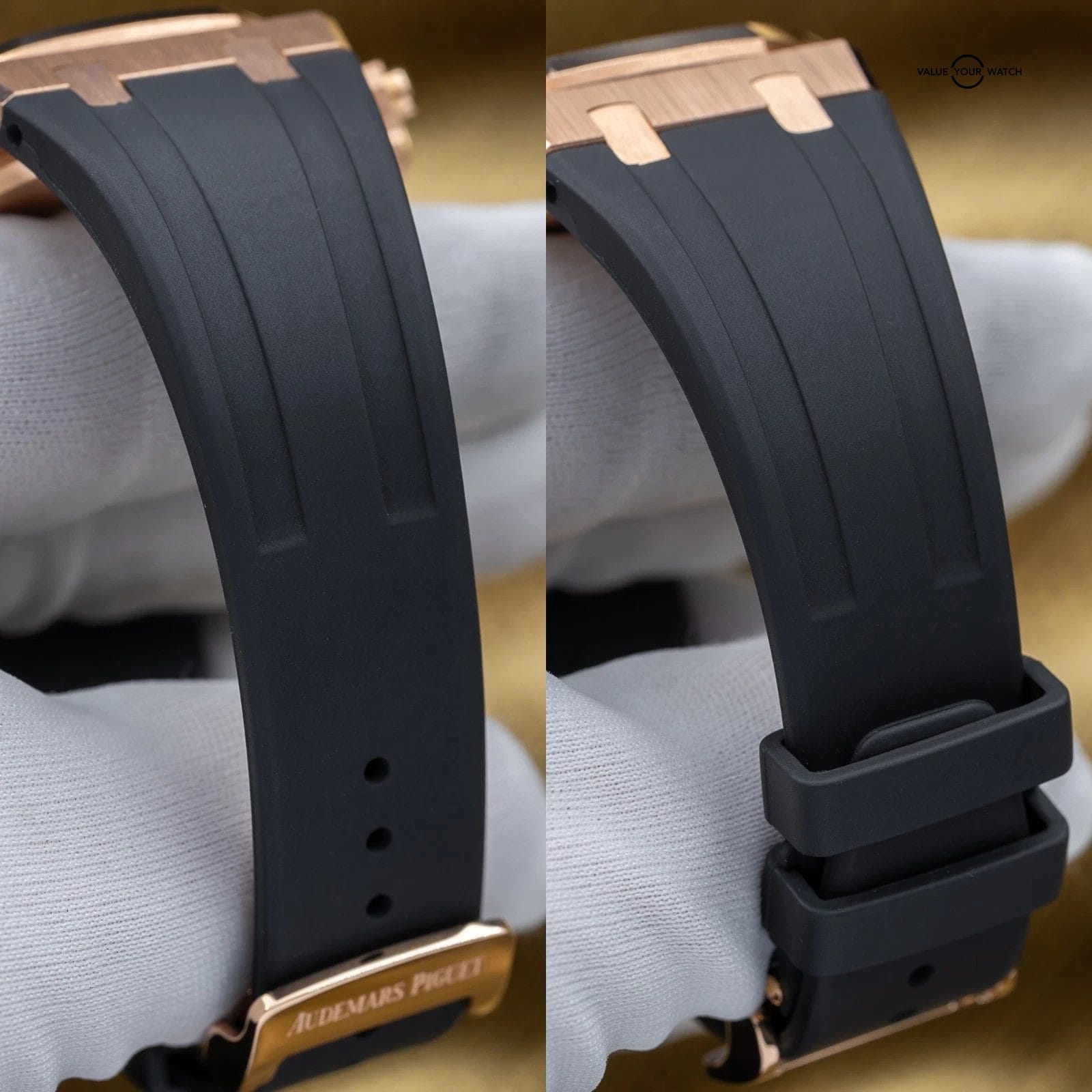 Audemars Piguet Royal Oak Chronograph 41mm Rose Gold 26320OR Black - Full Set - Image 11