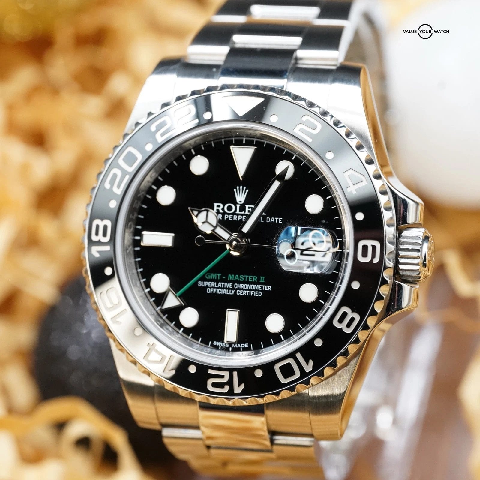 Rolex GMT-Master II - 116710LN Black Bezel & Dial- Green Arrow, Complete Set - Image 12