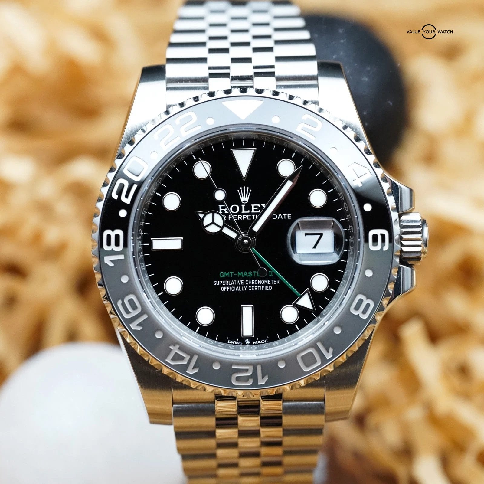 Rolex GMT Master II Bruce Wayne - 126710GRNR Jubilee - 2025 Complete - Image 3