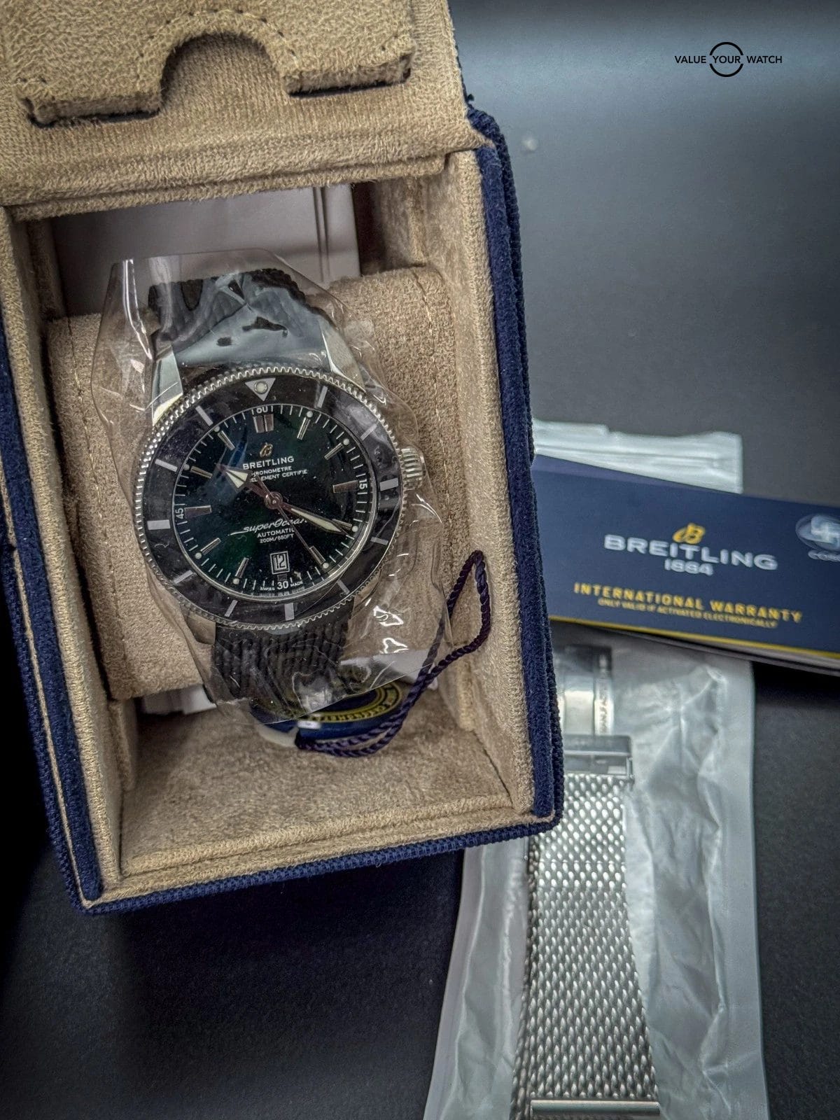 Breitling SuperOcean Heritage II |Green Dial|2024 Full Set - Image 5