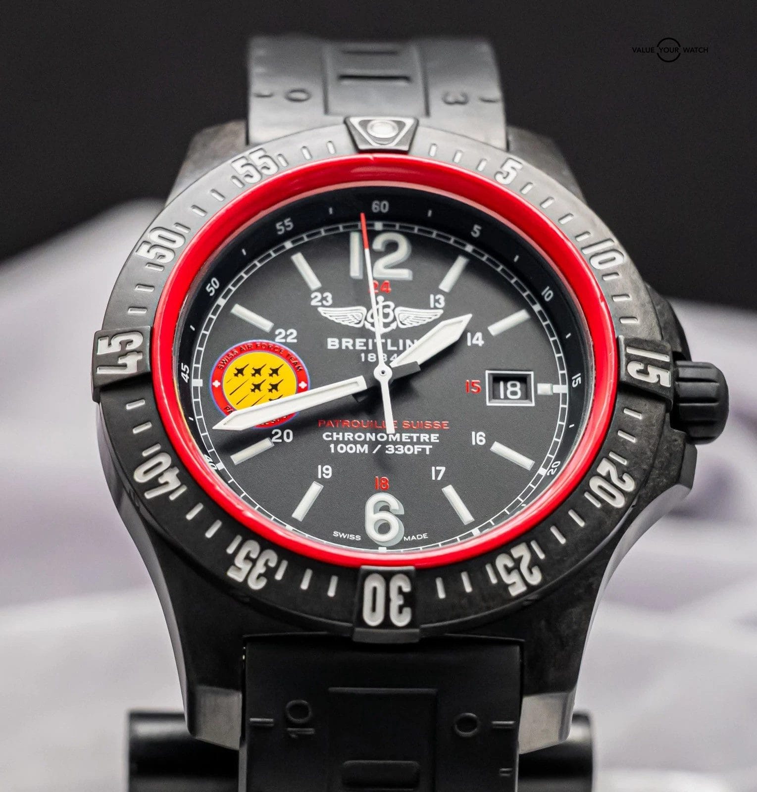 Breitling Colt Skyracer Patrouille Suisse 45 mm Box 2017 Black Dial X74320 - Image 12