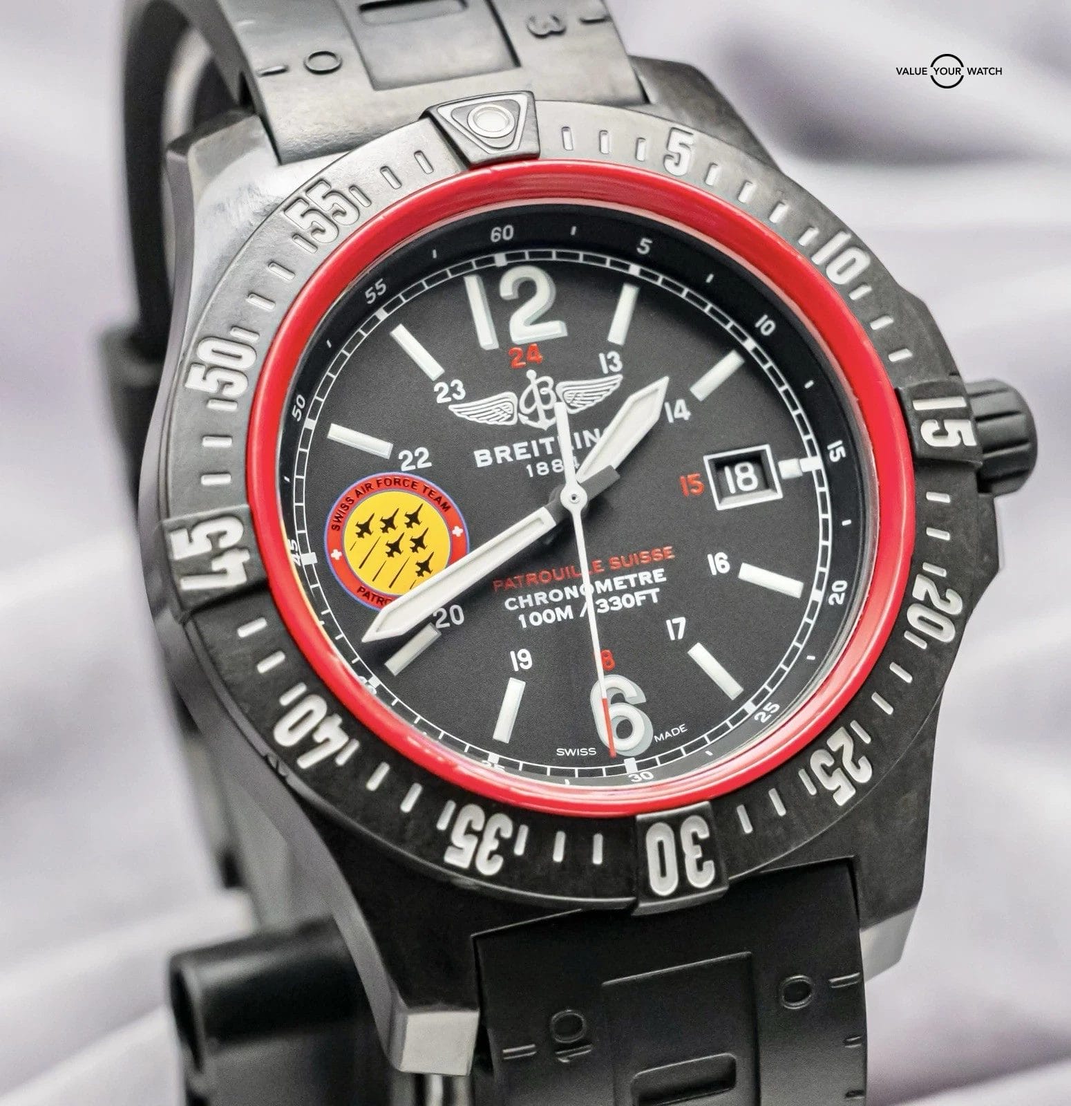 Breitling Colt Skyracer Patrouille Suisse 45 mm Box 2017 Black Dial X74320 - Image 17