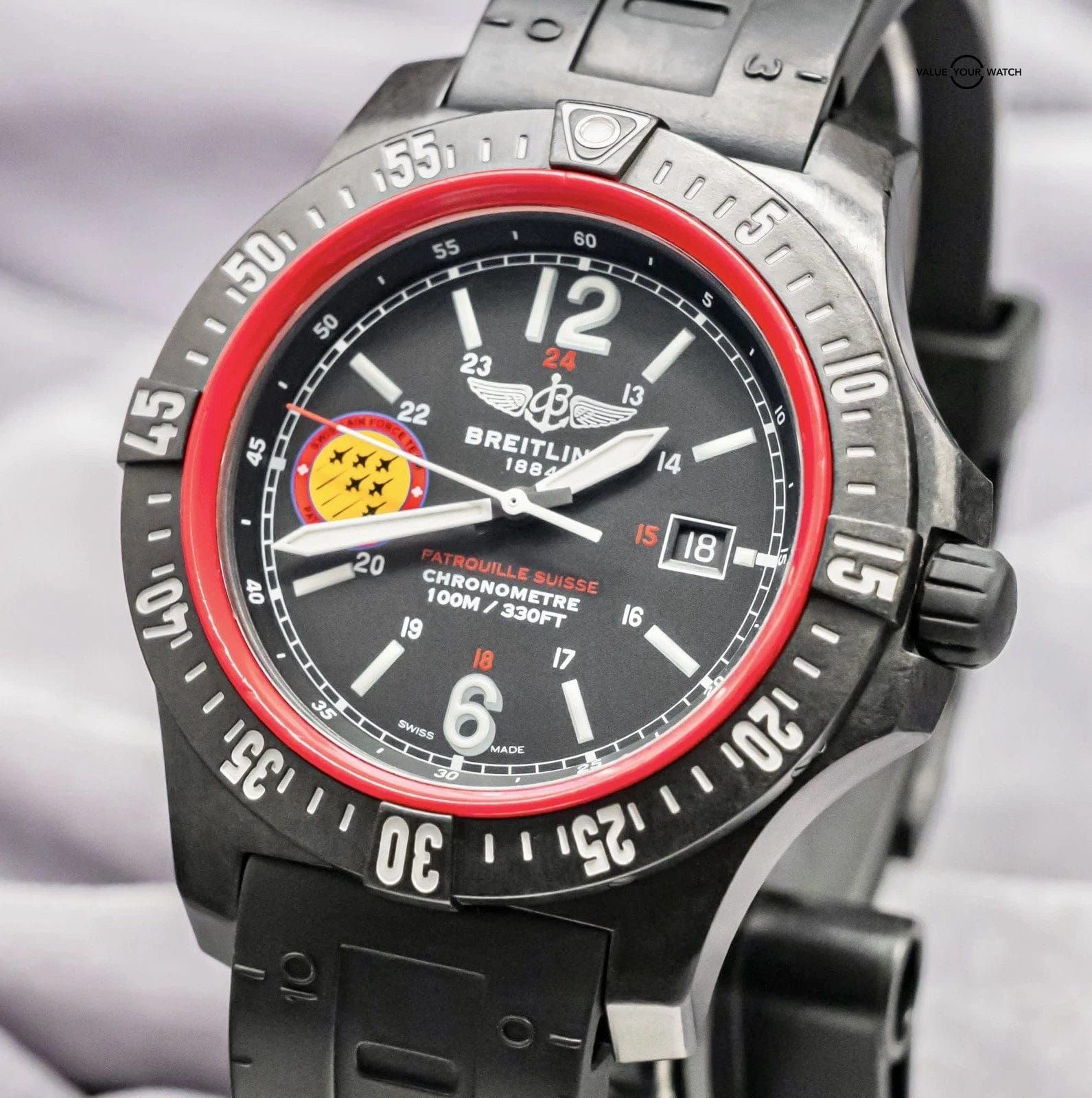 Breitling Colt Skyracer Patrouille Suisse 45 mm Box 2017 Black Dial X74320 - Image 18