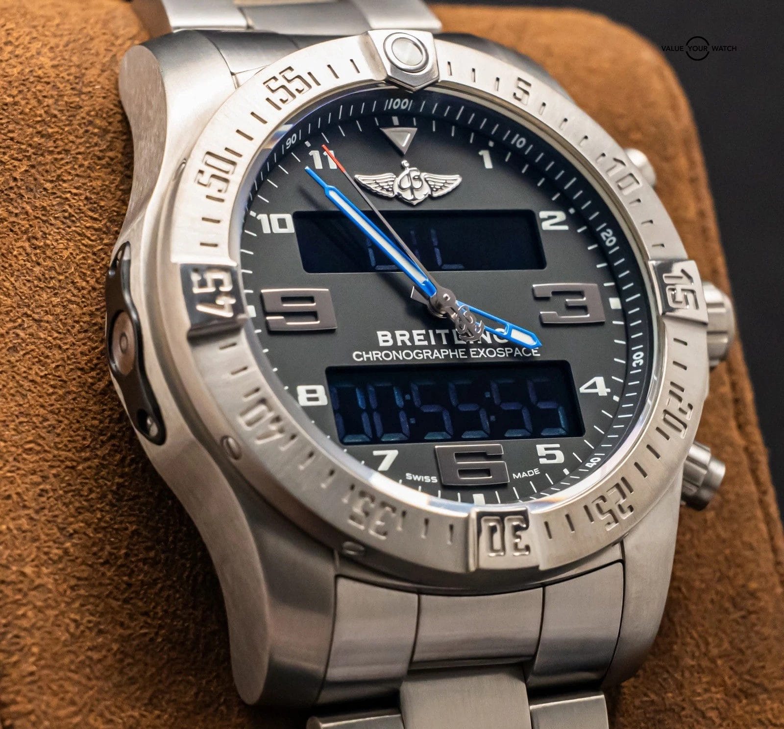 Breitling Exospace B55 Professional 46 mm Box Plugs Flyback UTC EB5510H11B1E1 - Image 2