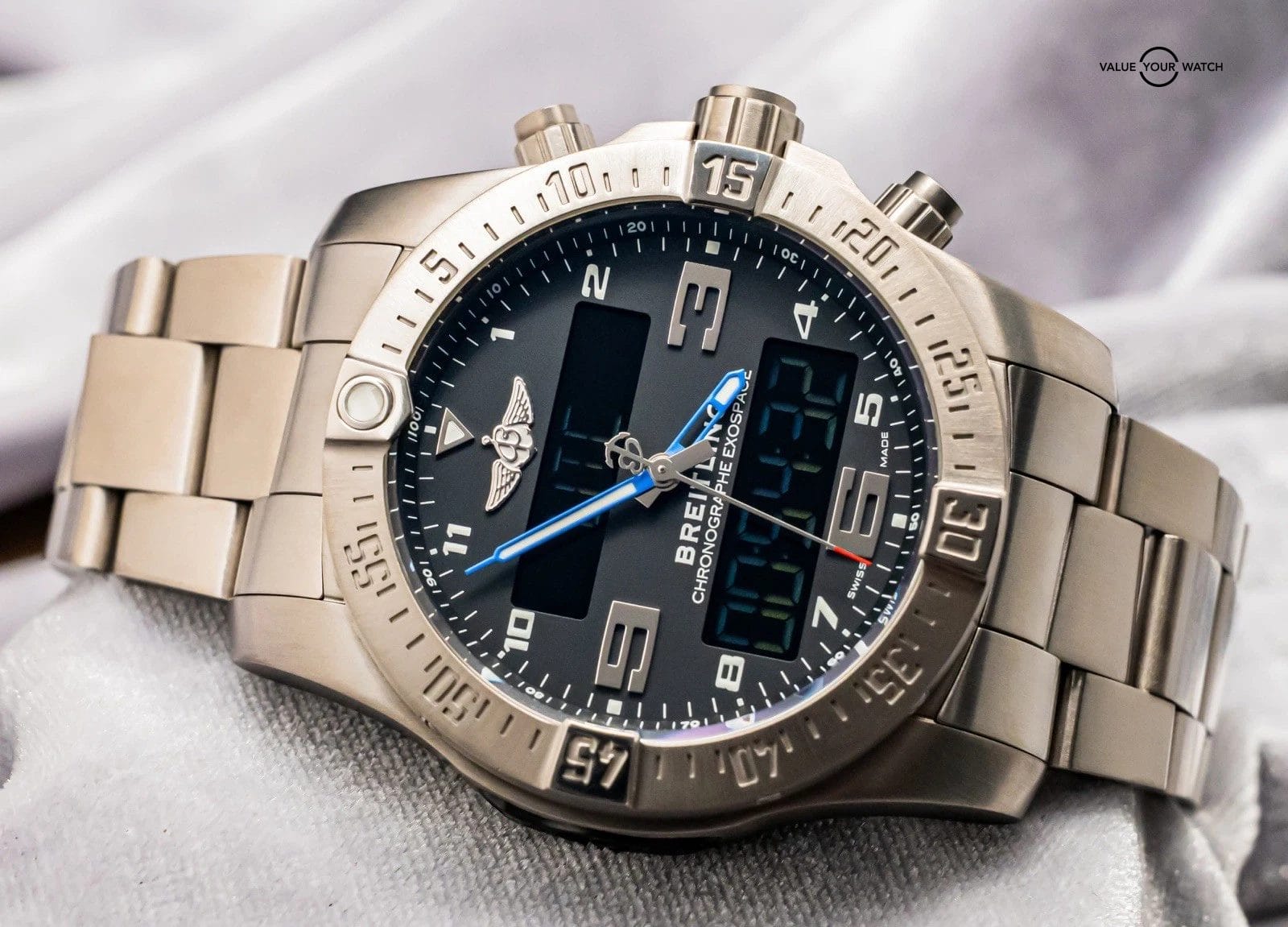 Breitling Exospace B55 Professional 46 mm Box Plugs Flyback UTC EB5510H11B1E1