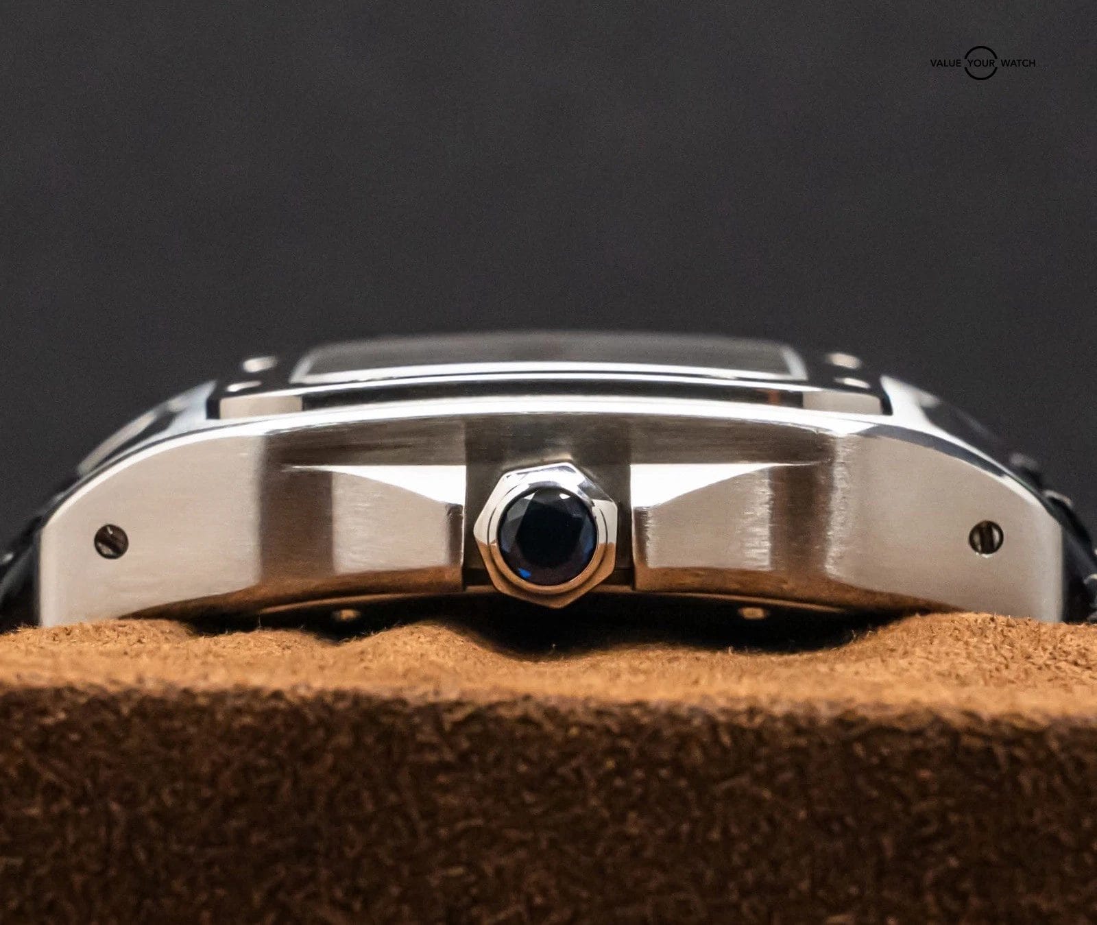 Cartier Santos 100 Silver Dial Box Papers Midsize Stainless Steel W20126X8 2878 - Image 2