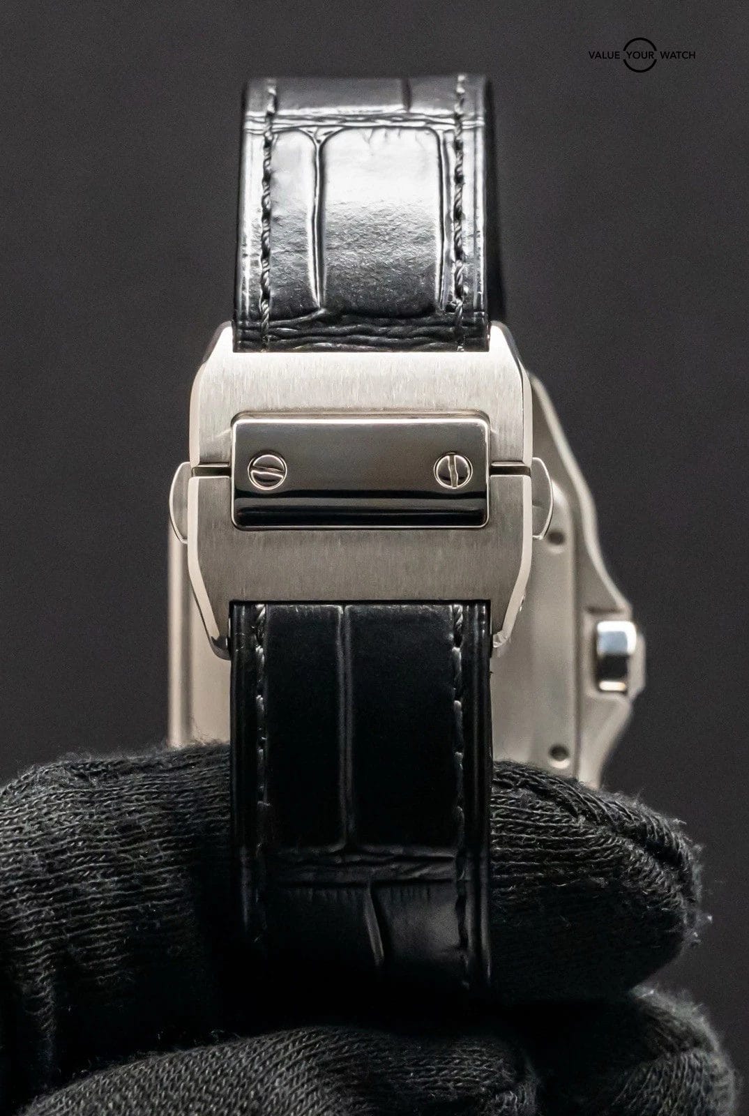 Cartier Santos 100 Silver Dial Box Papers Midsize Stainless Steel W20126X8 2878 - Image 10