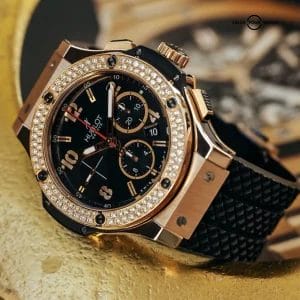 Hublot Big Bang 44 Rose Gold $43K MSRP FACTORY Diamonds 301.PX.130.RX.114