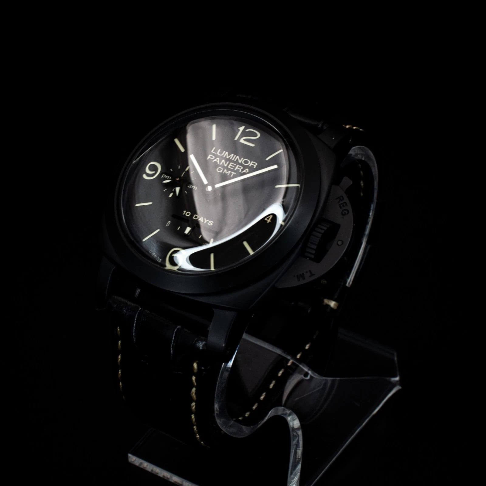 Panerai Luminor 1950 10 Days GMT Automatic Ceramic 44mm, Ref. PAM00335 with B&P - Image 3