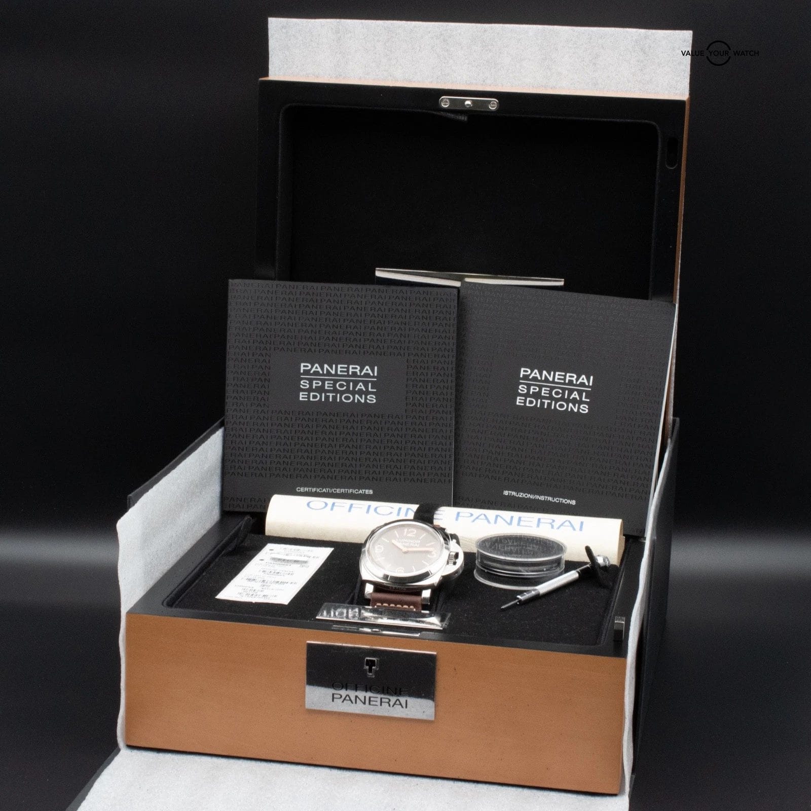 Panerai Luminor 1950 3 Days Acciaio 47mm, Ref. PAM00663 with B&P - Image 2