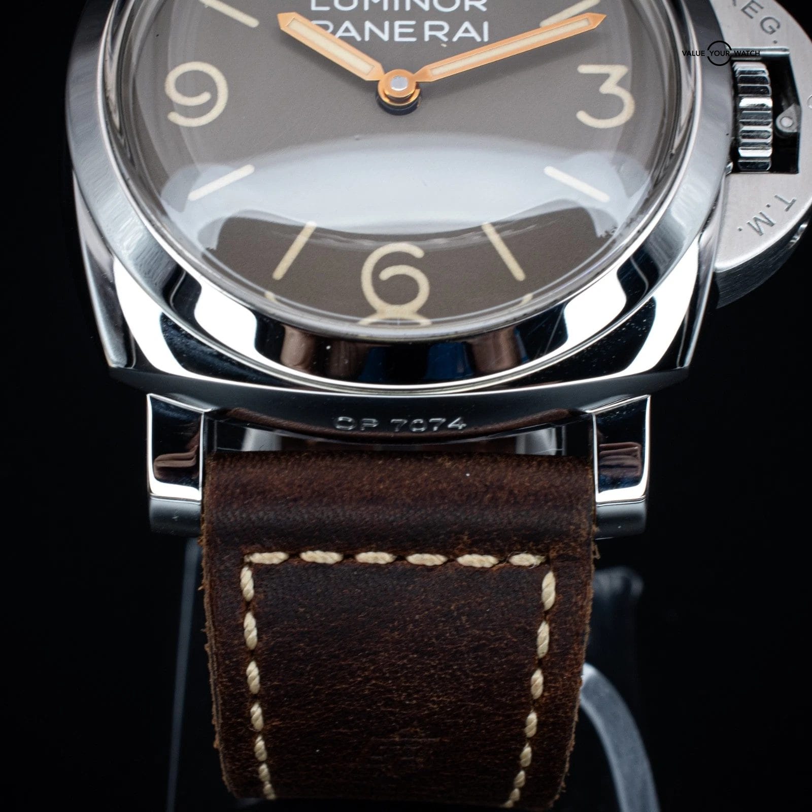 Panerai Luminor 1950 3 Days Acciaio 47mm, Ref. PAM00663 with B&P - Image 9