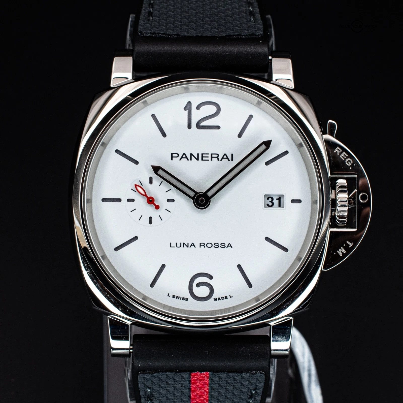 Panerai Luminor Due Luna Rossa 42mm, Ref. PAM01381 with B&P