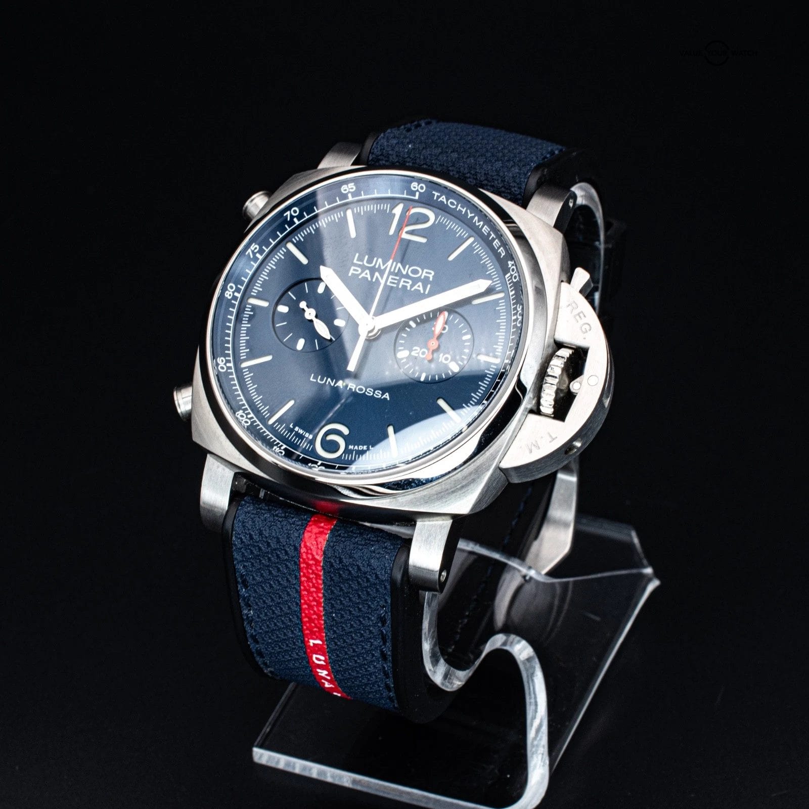 Panerai Luminor Chrono Luna Rossa 44mm, Ref. PAM01303 with B&P - Image 2