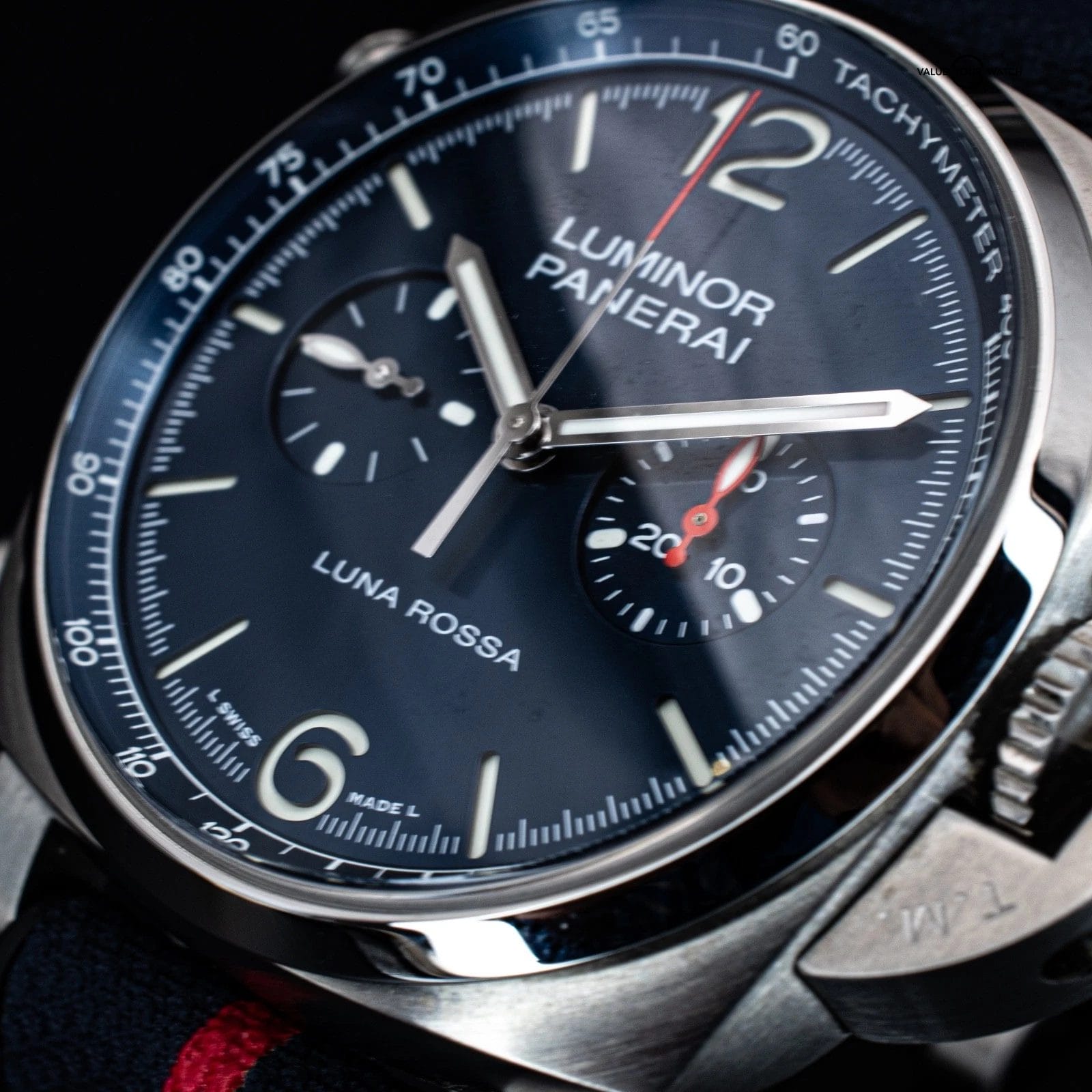 Panerai Luminor Chrono Luna Rossa 44mm, Ref. PAM01303 with B&P - Image 5