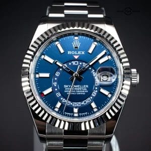 Rolex Sky-Dweller 42mm Blue Dial, Ref. 336934 with Box & Papers