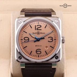 2024 Bell & Ross Automatic Watch BR-03-A Copper Dial 41mm Full Set