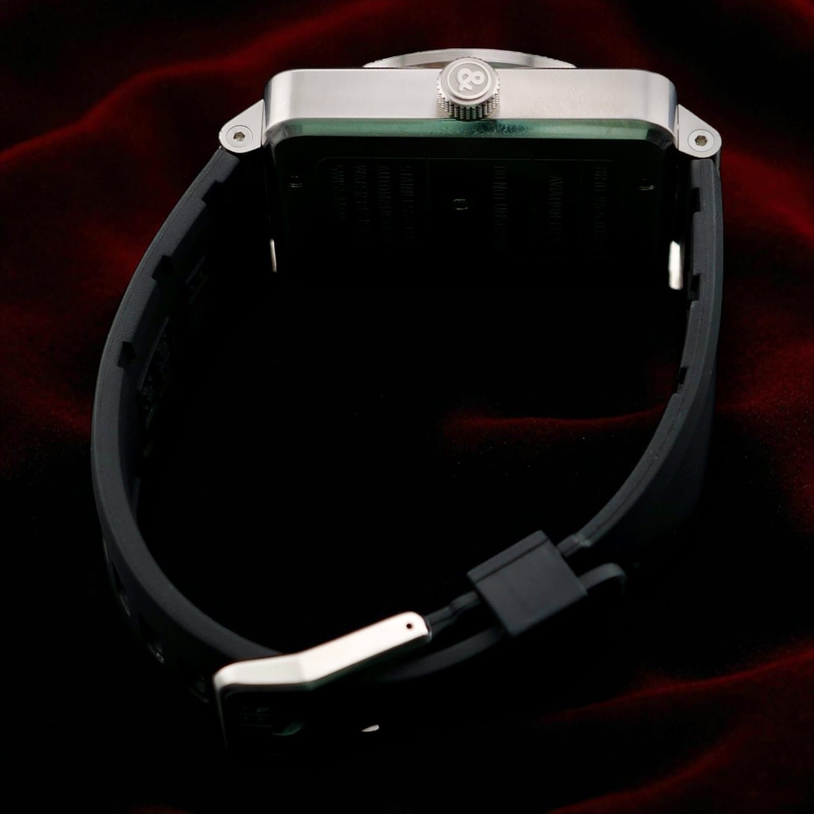 Bell & Ross BR 01-96 Grande Date 46mm | Opaline White Dial | B&R Strap & Buckle - Image 9