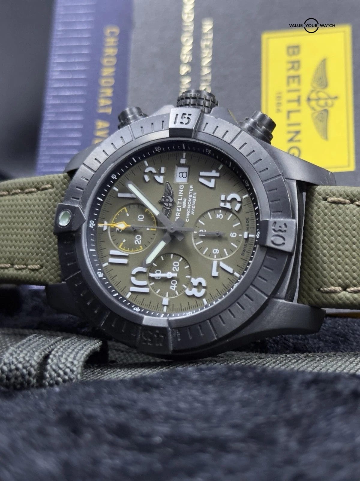 Breitling Avenger Chronograph 45 Night Mission V13317101L1X1 – Complete Set - Image 11