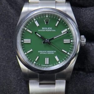 Rolex Oyster Perpetual 126000 Silver Oyster Bracelet with Silver Bezel