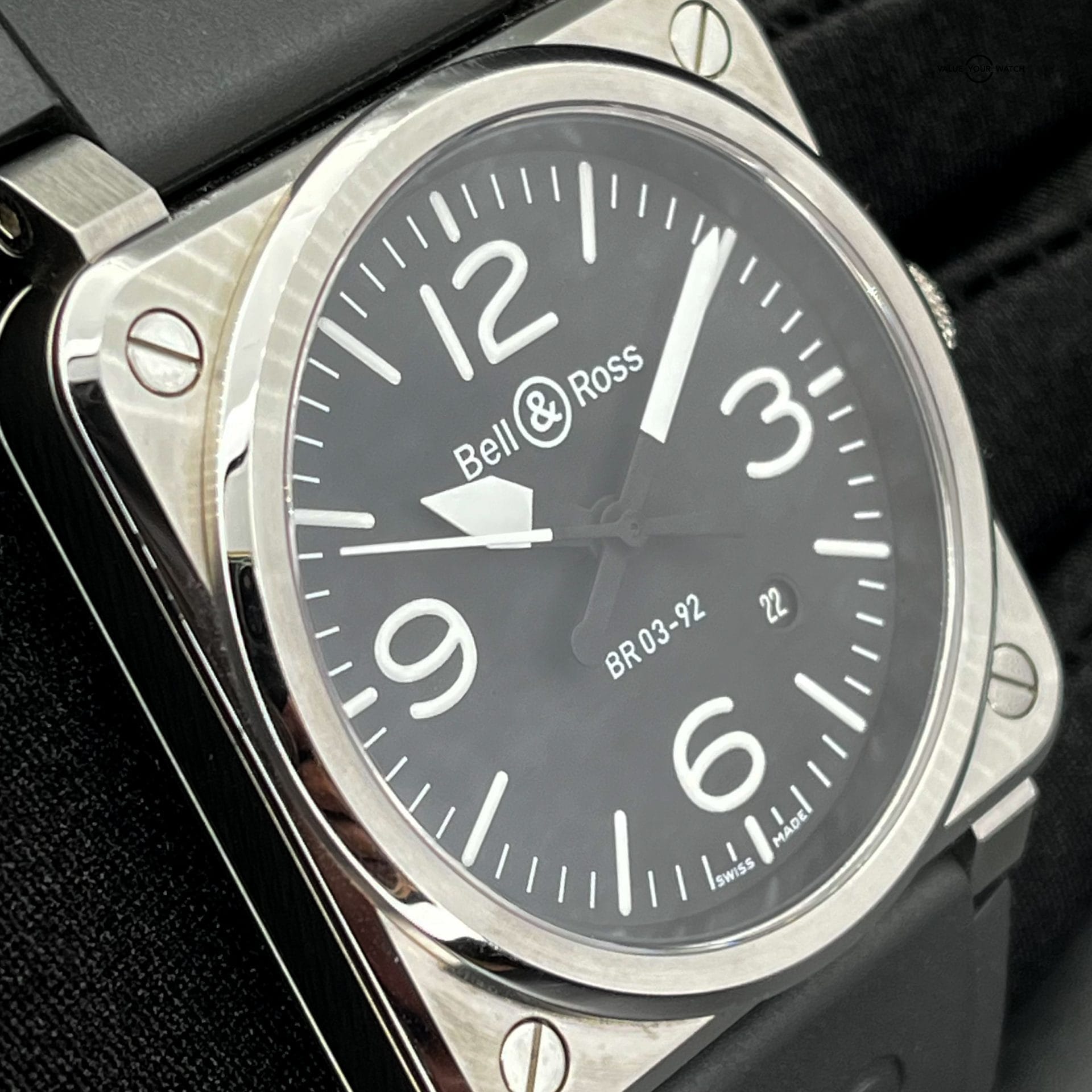 Bell & Ross BR 03-92-BLC-ST - 42MM - Black Dial - Image 5