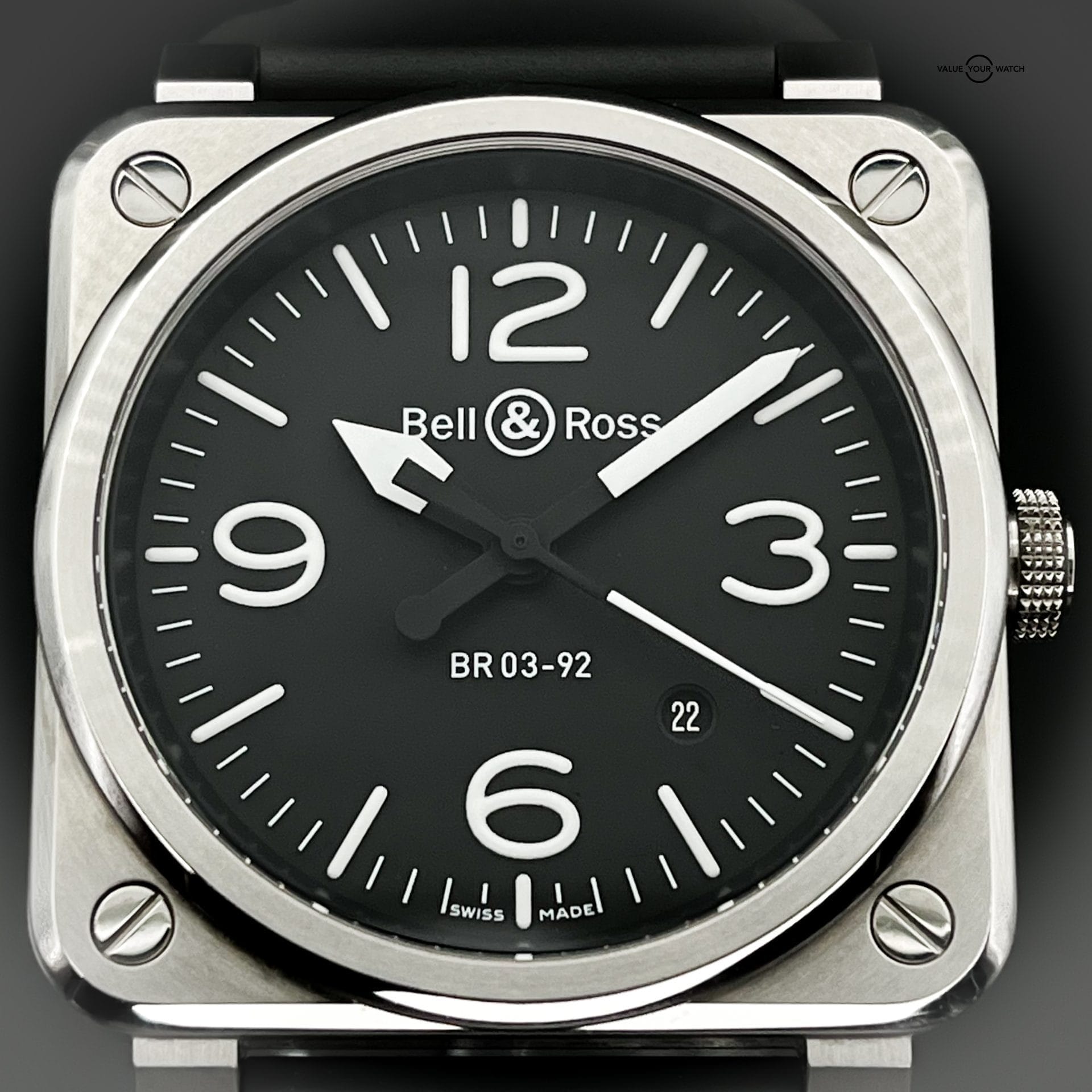 Bell & Ross BR 03-92-BLC-ST - 42MM - Black Dial - Image 3