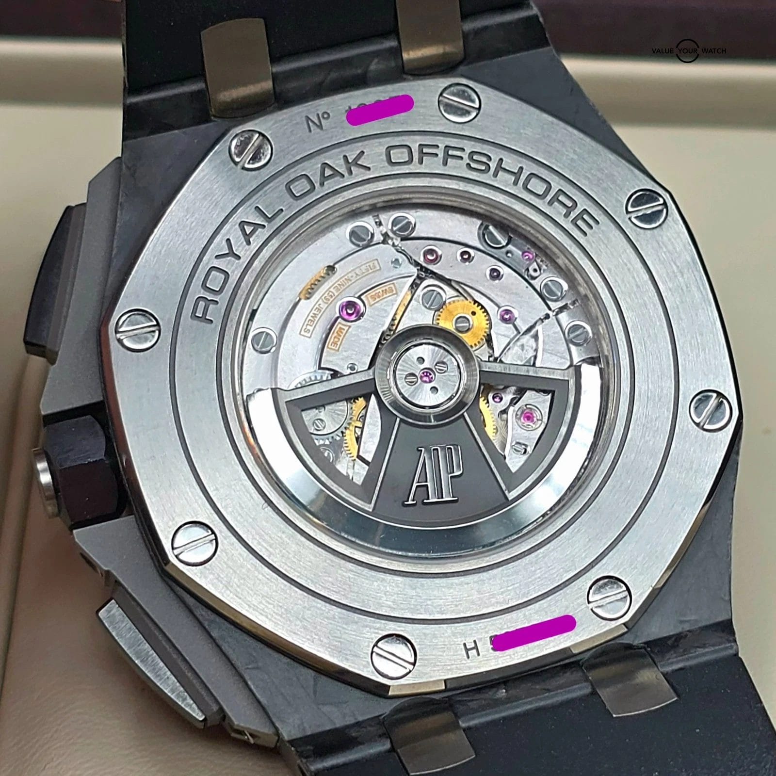 Audemars Piguet Royal Oak Offshore Carbon Case, 44mm ceramic bezel full Set! - Image 5