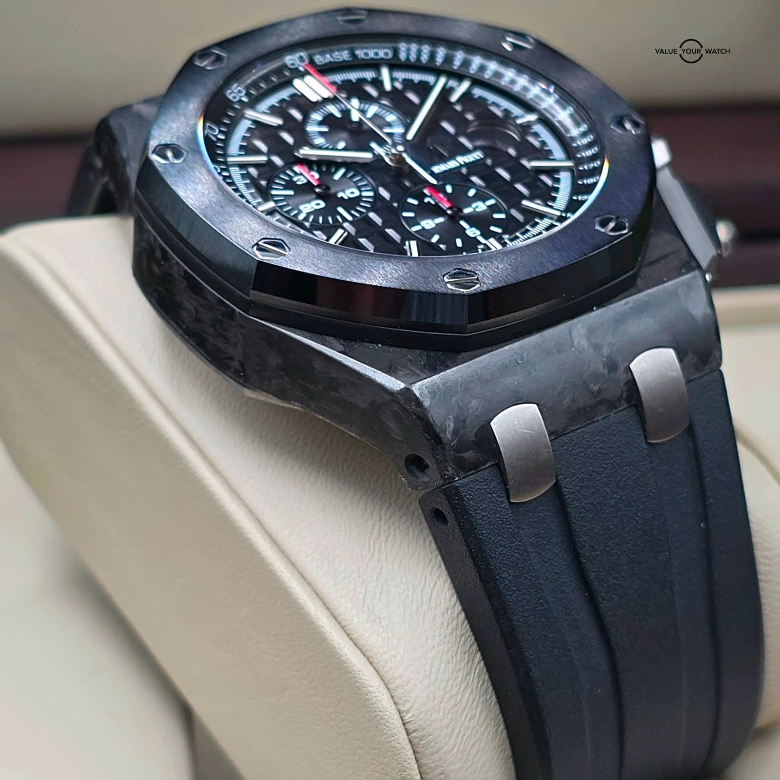 Audemars Piguet Royal Oak Offshore Carbon Case, 44mm ceramic bezel full Set! - Image 9