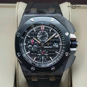 Audemars Piguet Royal Oak Offshore Carbon Case, 44mm ceramic bezel full Set!