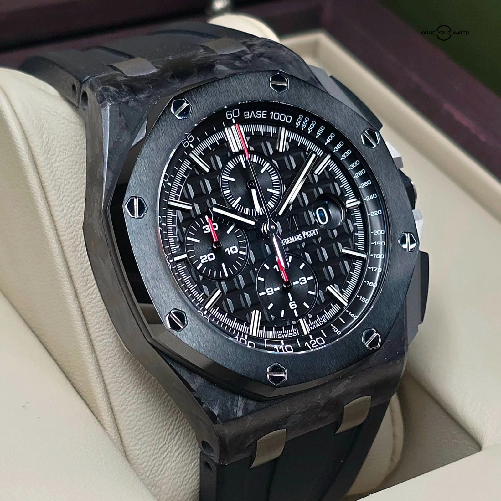 Audemars Piguet Royal Oak Offshore Carbon Case, 44mm ceramic bezel full Set! - Image 11