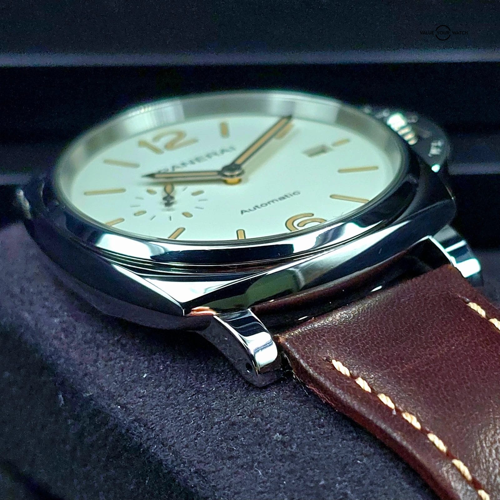 Panerai Luminor Due white dial, 42mm steel case, thin profile PAM01046 PAM 1046 - Image 2