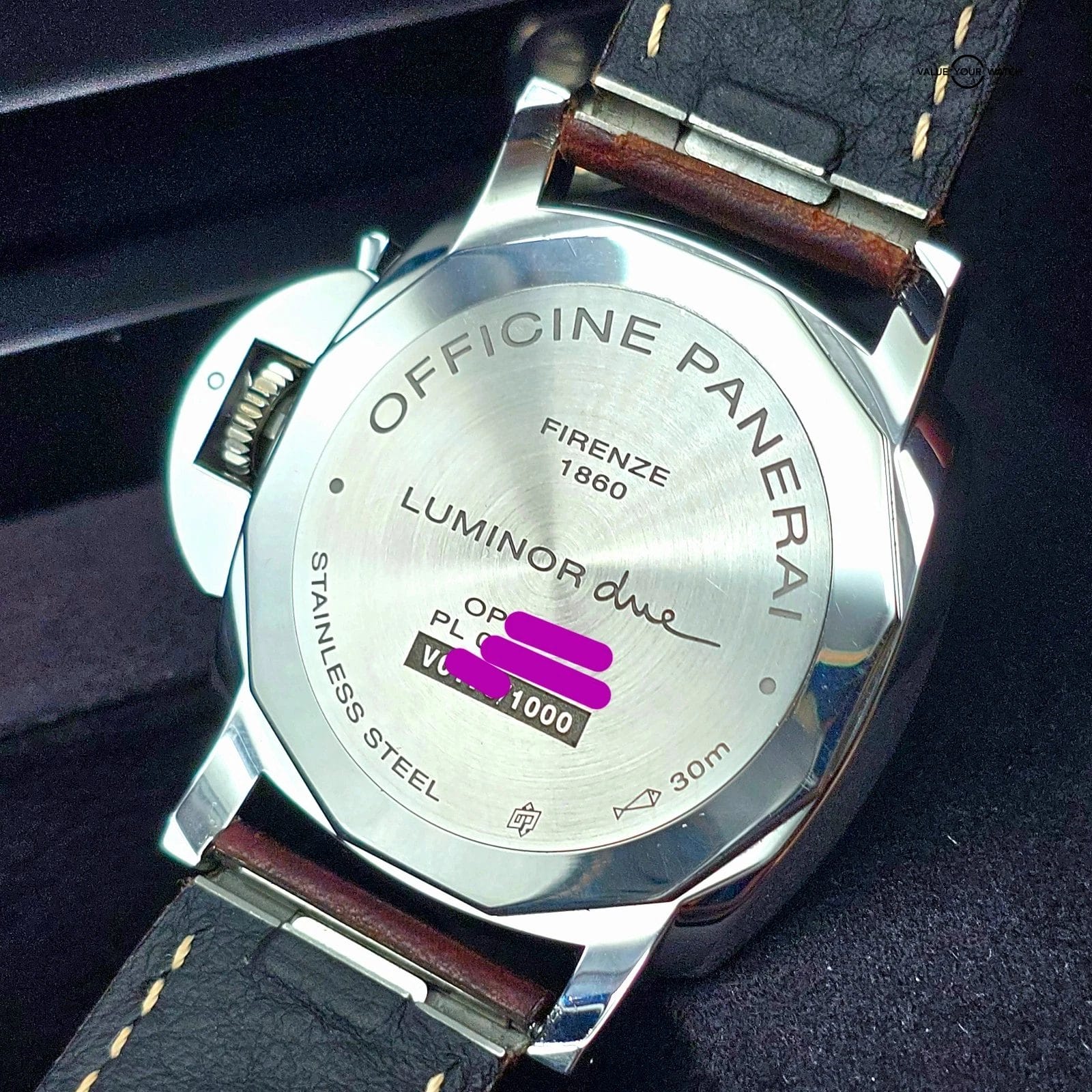 Panerai Luminor Due white dial, 42mm steel case, thin profile PAM01046 PAM 1046 - Image 5