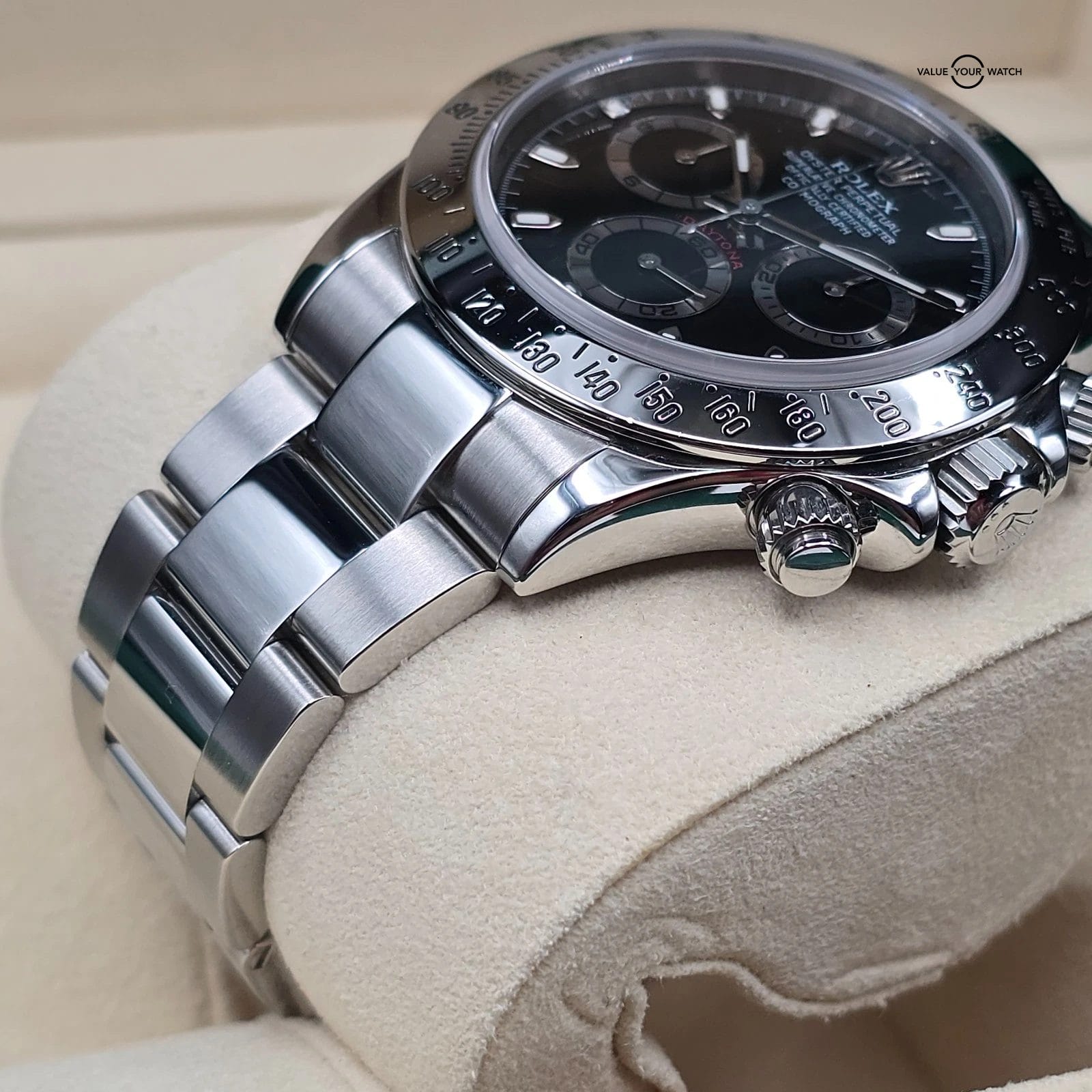 Rolex Daytona Black Dial in Steel, pre-ceramic full set and RSC Serviced! 116520 - Image 2