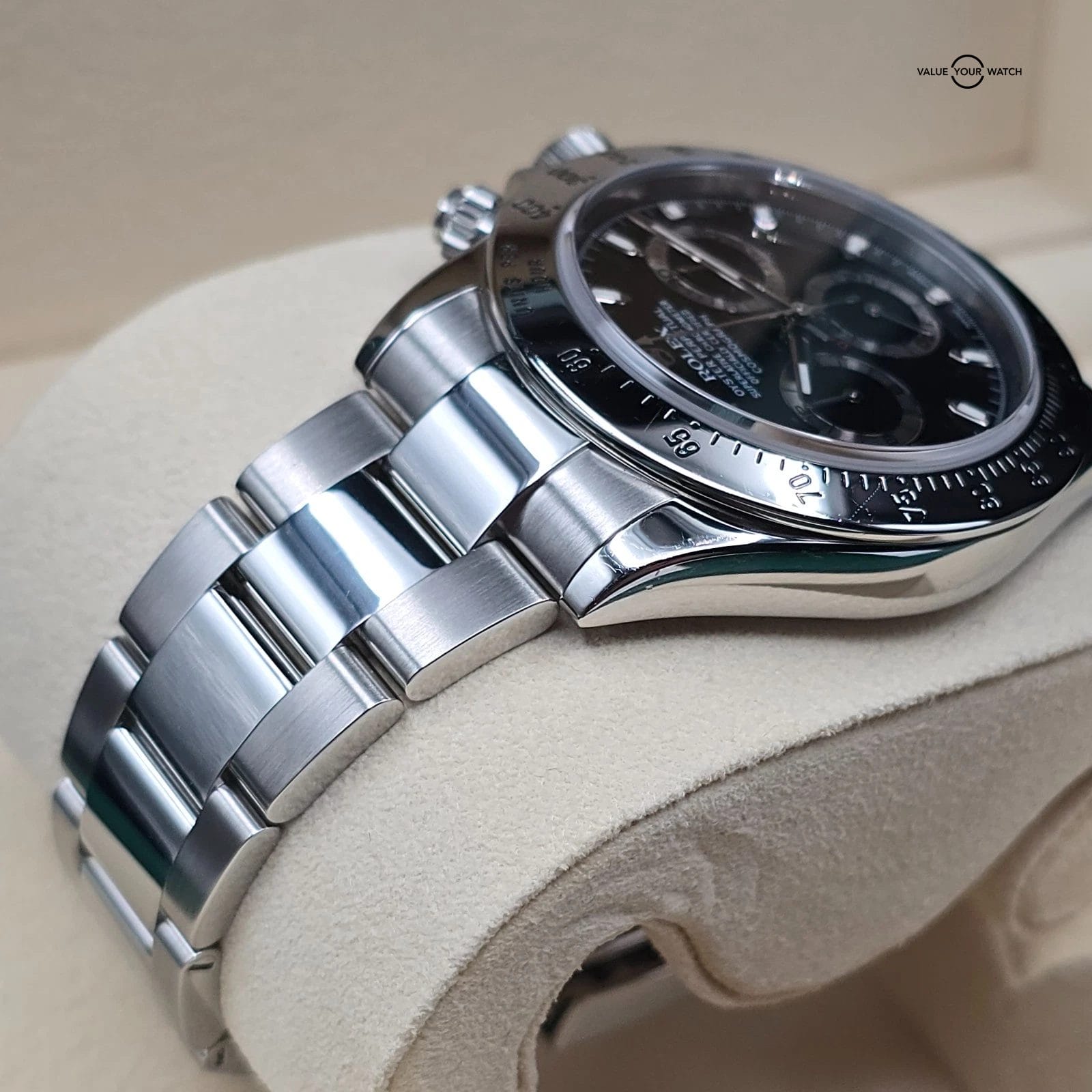 Rolex Daytona Black Dial in Steel, pre-ceramic full set and RSC Serviced! 116520 - Image 9