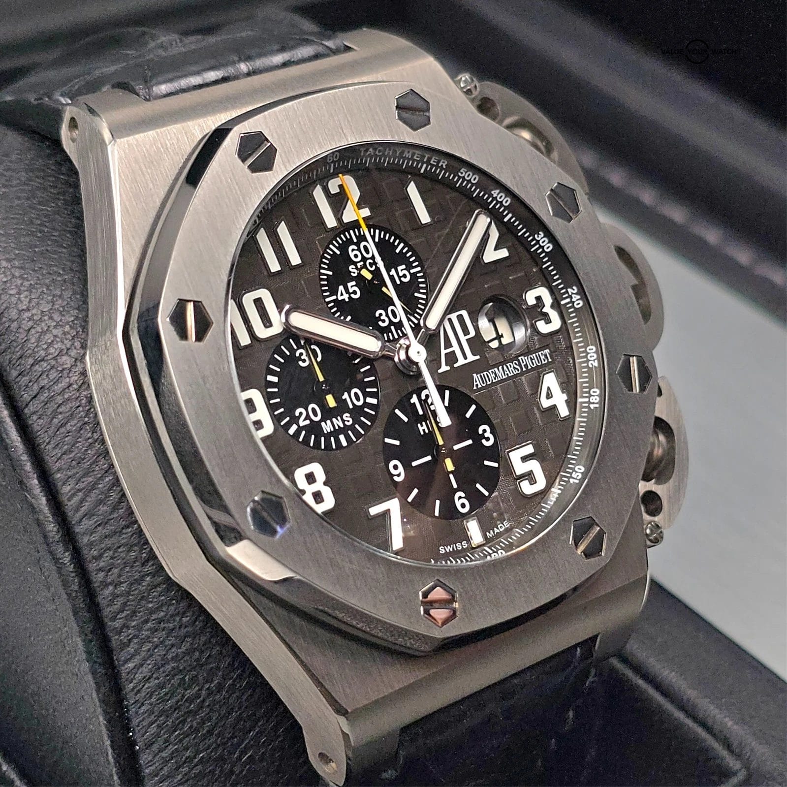 Audemars Piguet Royal Oak Offshore Chronograph in 48mm Titanium, T3 Full Set! - Image 6