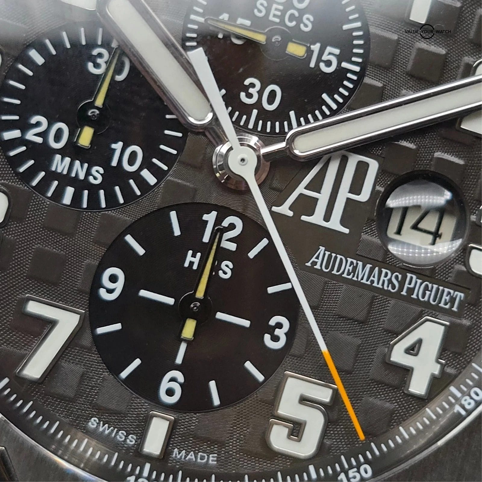 Audemars Piguet Royal Oak Offshore Chronograph in 48mm Titanium, T3 Full Set! - Image 7