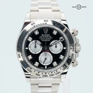 2023 Rolex Daytona 40mm 126509 18K White Gold Black Diamond Dial BOXES/PAPERS!