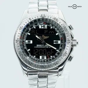 Breitling B-1 Professional A78362 Black Dial Stainless Steel BOXES/PAPERS!