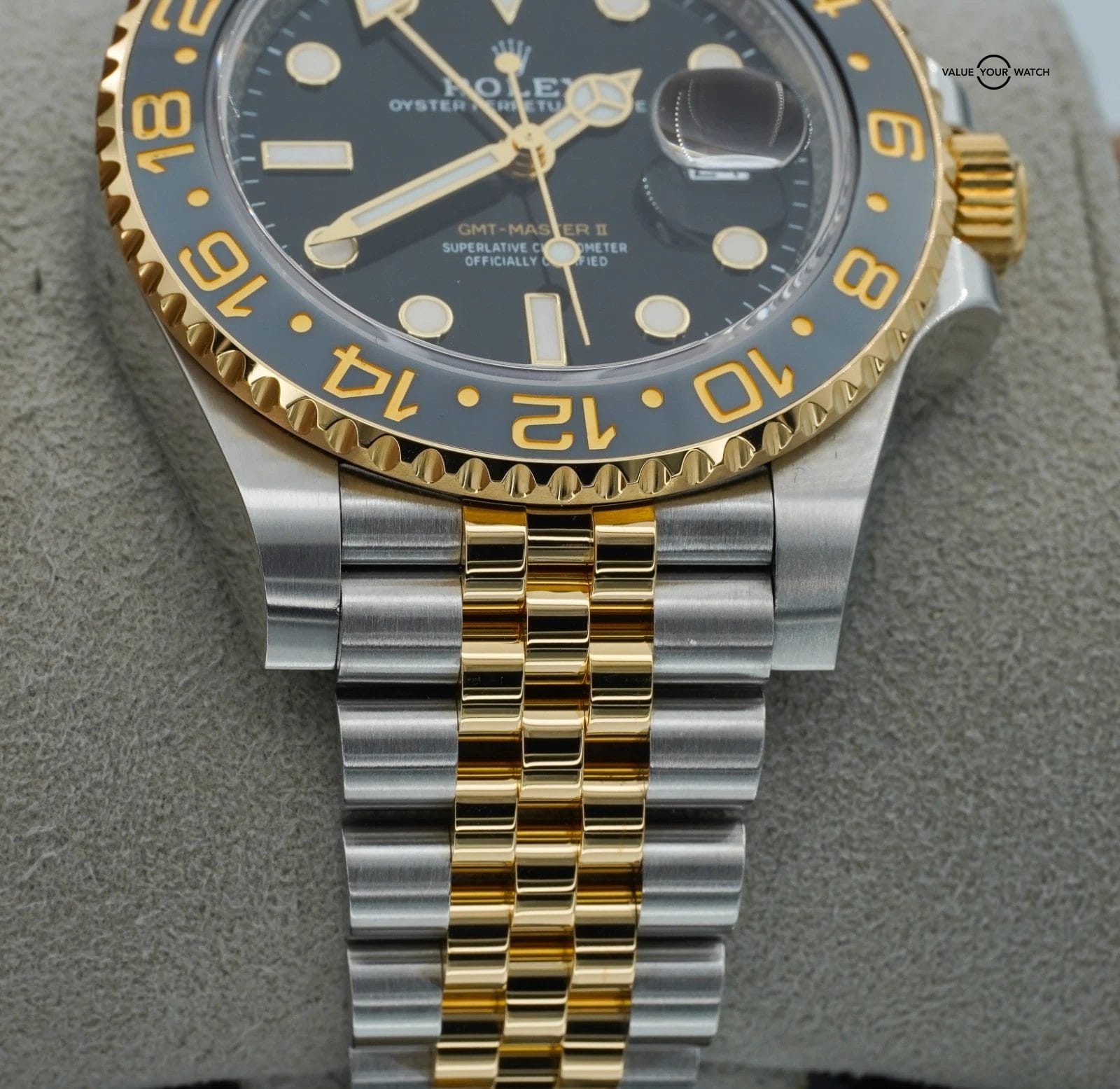 Rolex GMT Master II 126713GRNR 18K Yellow Gold Stainless Steel BOXES/PAPERS! - Image 11