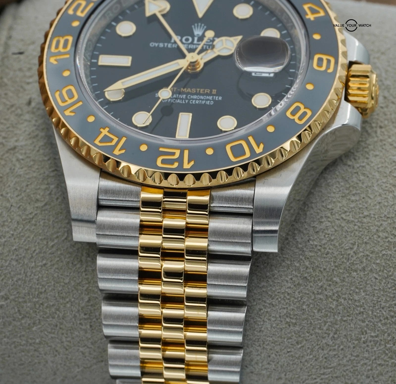 Rolex GMT Master II 126713GRNR 18K Yellow Gold Stainless Steel BOXES/PAPERS! - Image 20