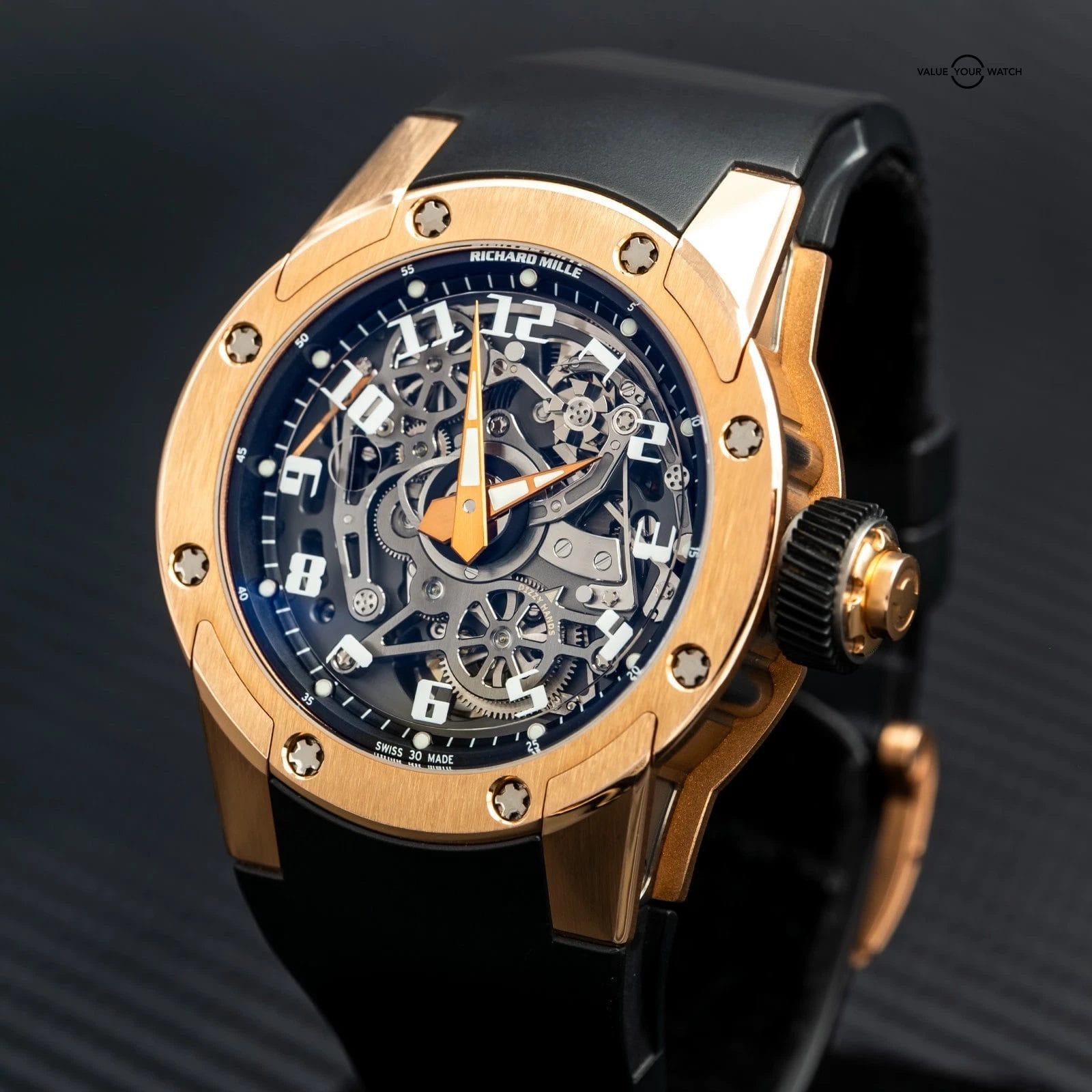 Richard Mille RM 63 RM63-01 Dizzy Hands Rose Gold — FULL SET - Image 7