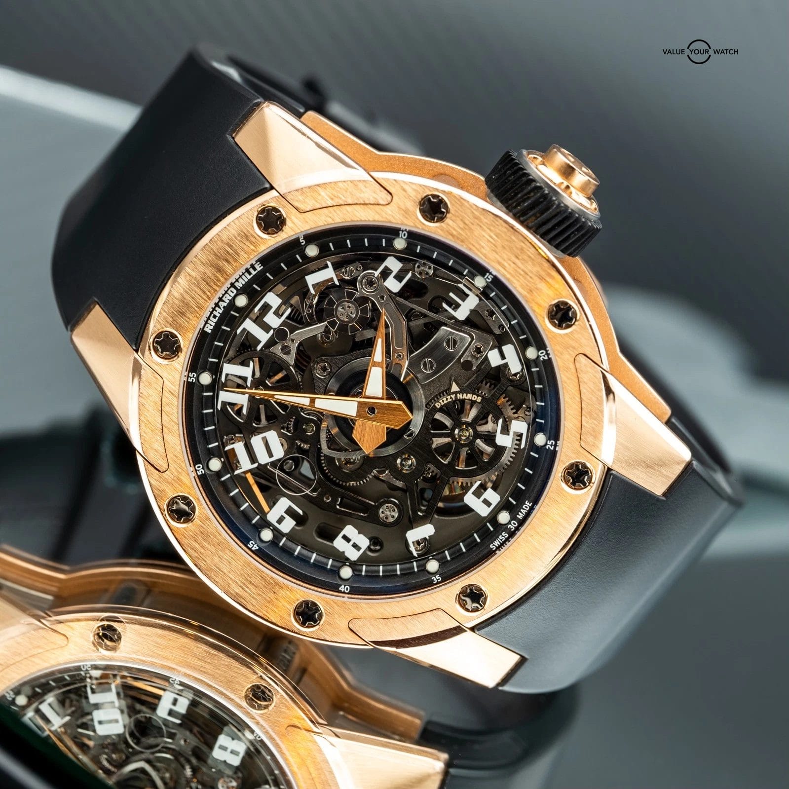 Richard Mille RM 63 RM63-01 Dizzy Hands Rose Gold — FULL SET - Image 10