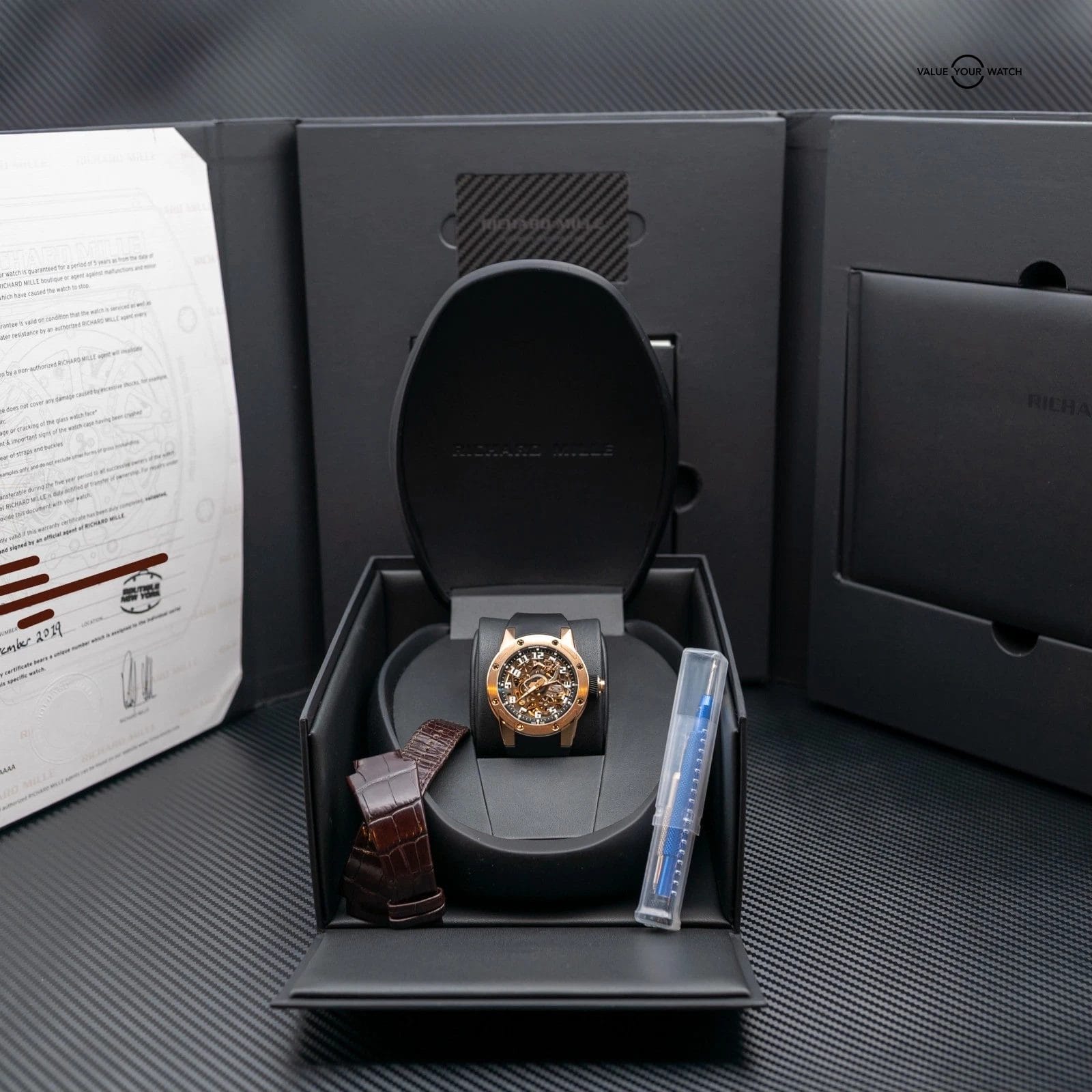 Richard Mille RM 63 RM63-01 Dizzy Hands Rose Gold — FULL SET - Image 11