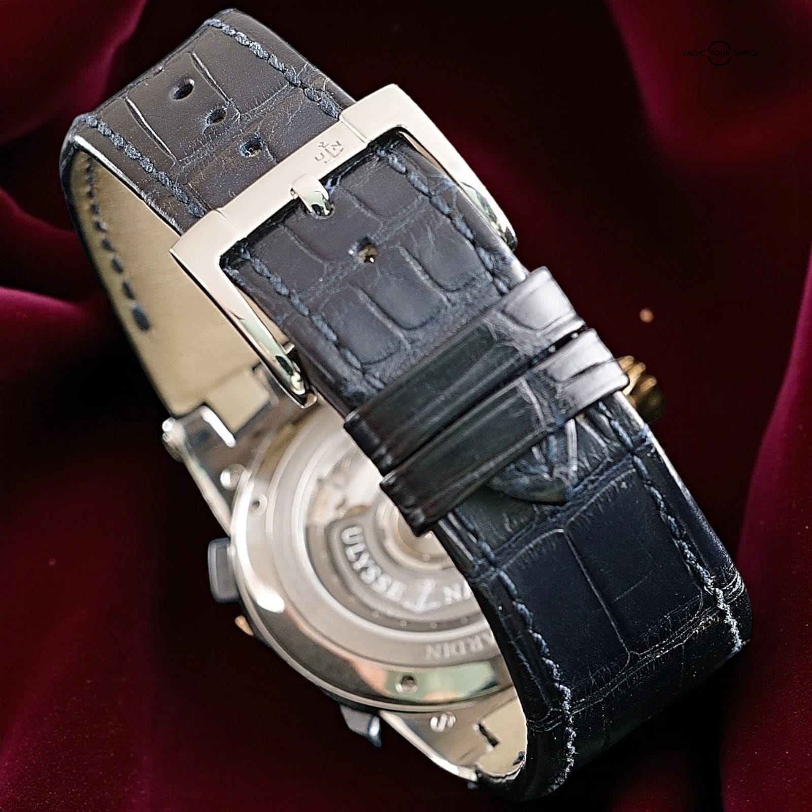 Ulysse Nardin Executive Dual Time UN 243-00/42 43mm, Blue Dial 18k Gold Accents - Image 2