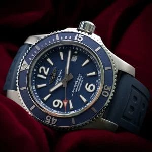 Breitling Superocean A17367 -44mm Blue Dial Auto, FULL SET, Extra Strap & Buckle