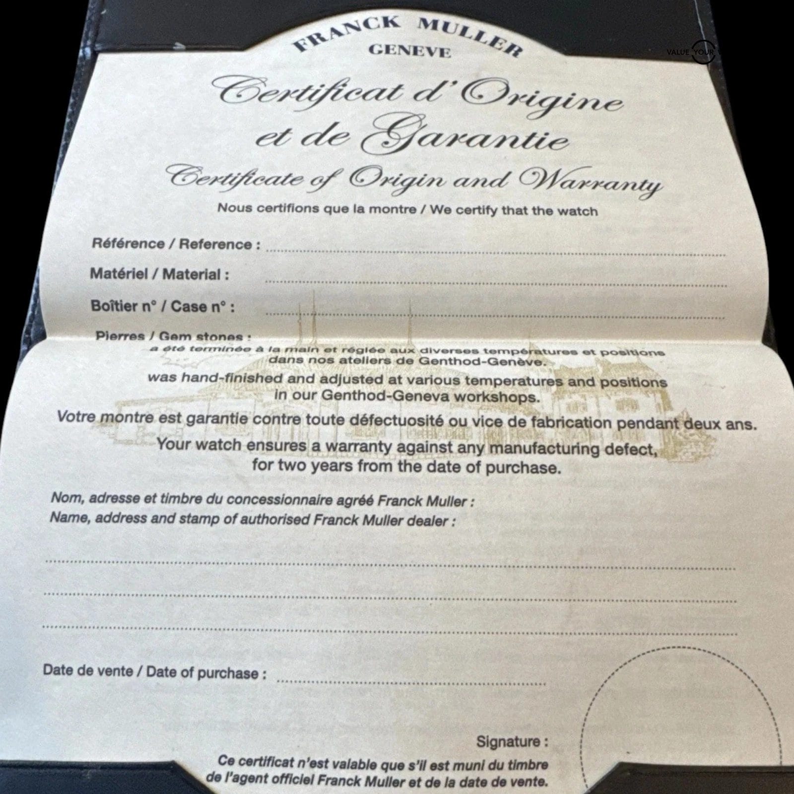 Franck Muller Vanguard Crazy Hours Red V 45 CH Titanium –Full Set w/ Box & Paper - Image 5