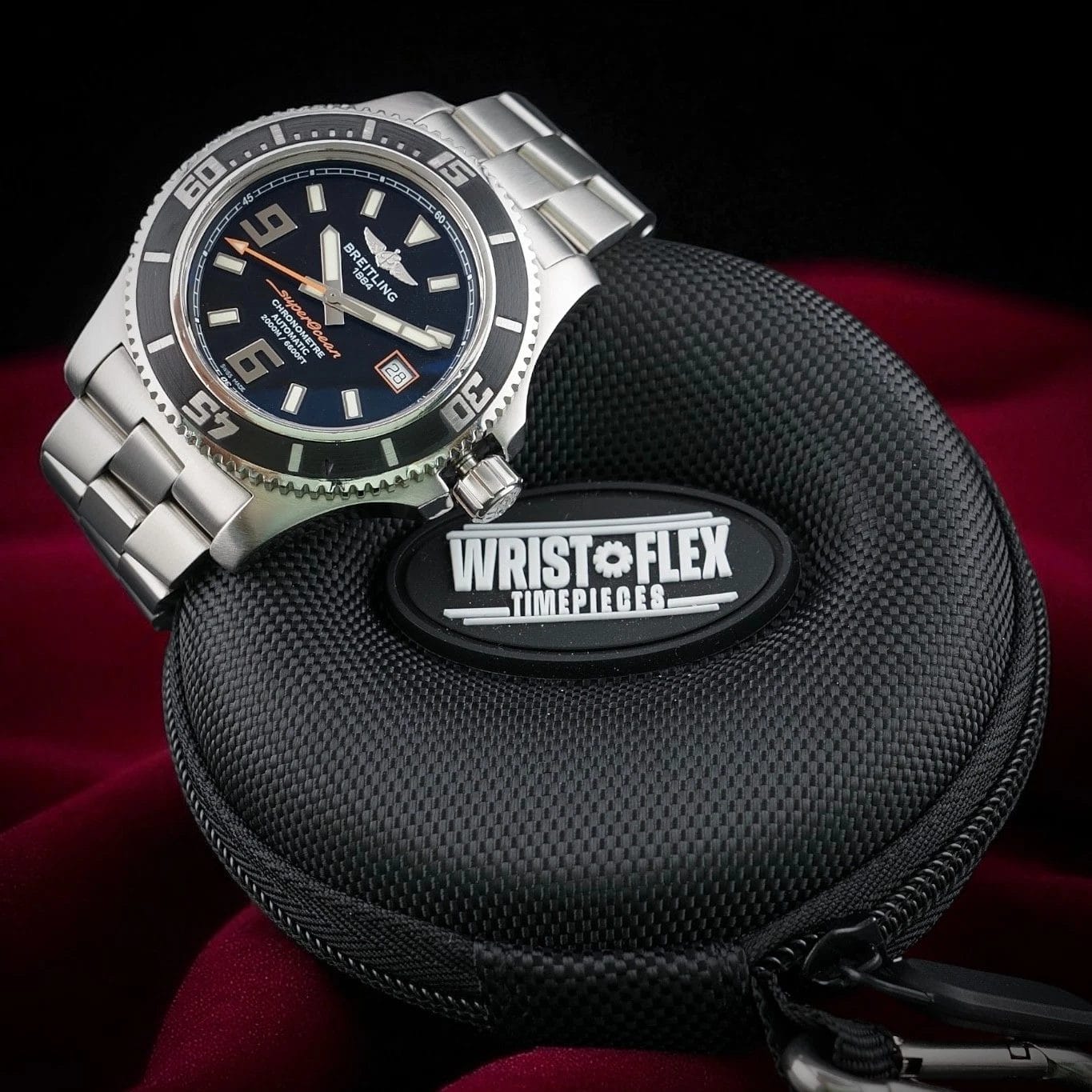 Breitling Superocean A17391 44mm 2000m – Full Set, Bracelet + Strap & Buckle - Image 13