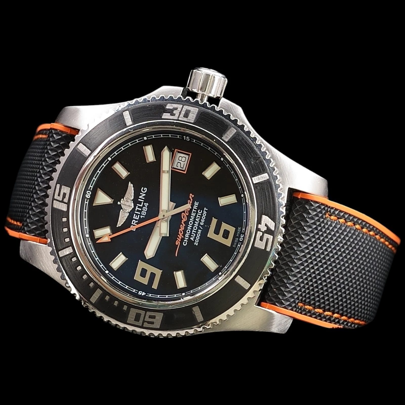 Breitling Superocean A17391 44mm 2000m – Full Set, Bracelet + Strap & Buckle - Image 14